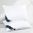 thumbnail image 2 of Ohufall Silk Down Neck Protection Pillow Hotel Quality Four Color Options Comfortable Sleep Aid Cervical Health Support Home Goods, 2 of 6