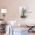 thumbnail image 6 of 12x18 inch Canvas Frameless Painting Sailing A Sailboat Home Decor,Bathroom Canvas Decor Accessory,Bathroom,Man Cave,Club,Living Room Wall Art Decor Paintings Canvas,Exquisite Sailboat Poster, 6 of 6