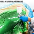 thumbnail image 6 of Transport Blue Quart Kit Low VOC URETHANE BASECOAT Car Auto Body Paint Kit, 6 of 6