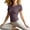 Gray, variant on Short Sleeve Workout Tops for Women Crew Neck Seamless Solid Color T-shirts Yoga Sweating Tight Tees