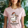 thumbnail image 5 of Goose Graphic Tee | Honk Around the Tree Funny Shirt, Azalea, Size M, 5 of 6