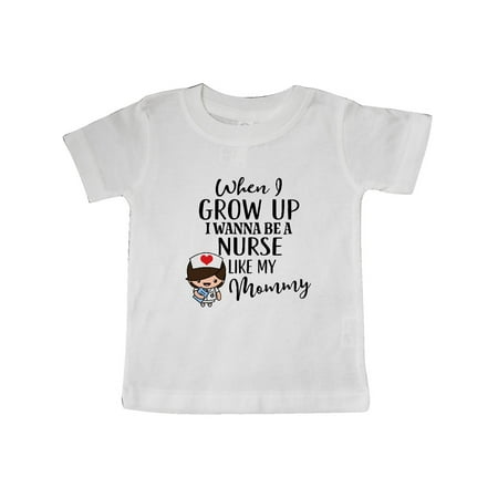 

Inktastic Future Nurse Like my Mom Gift Baby Girl T-Shirt
