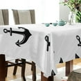 thumbnail image 4 of Yayeee Tablecloths for Rectangular Tables 54 x 54 inch Party Table Cover, Anchor Pattern, 4 of 6