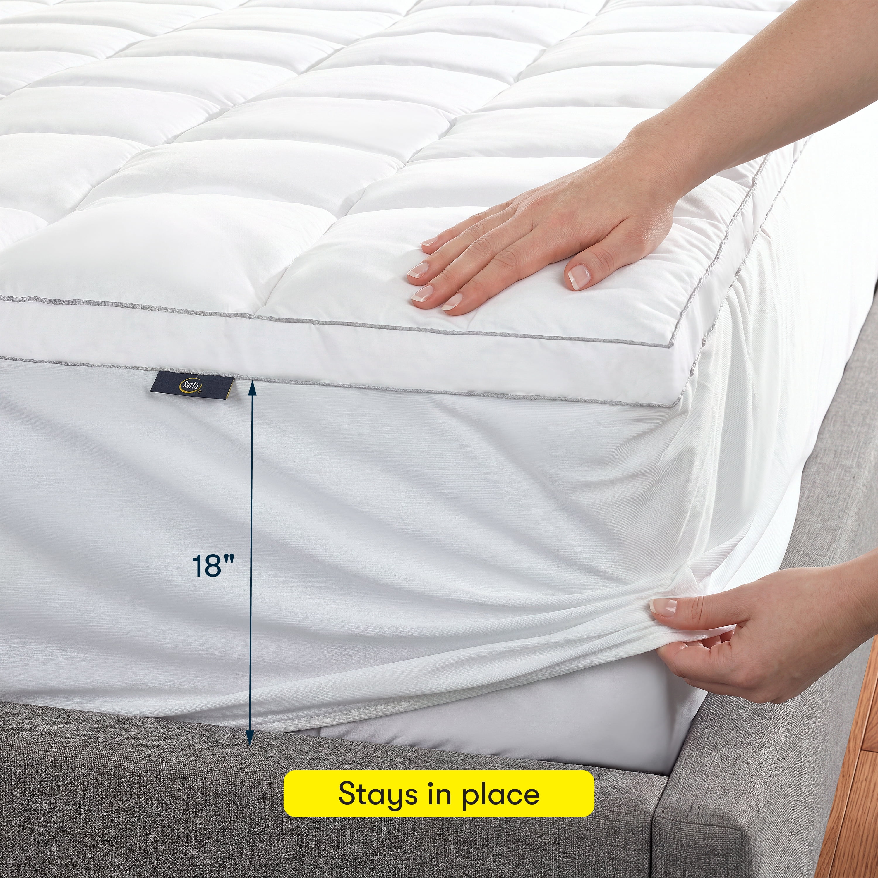 Sertapedic Endless Loft Plush Comfort Mattress Pad, King