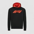 thumbnail image 2 of Formula 1 Tech Collection F1 Men's Large Logo Hooded Sweatshirt Black/Gray/Red, 2 of 6