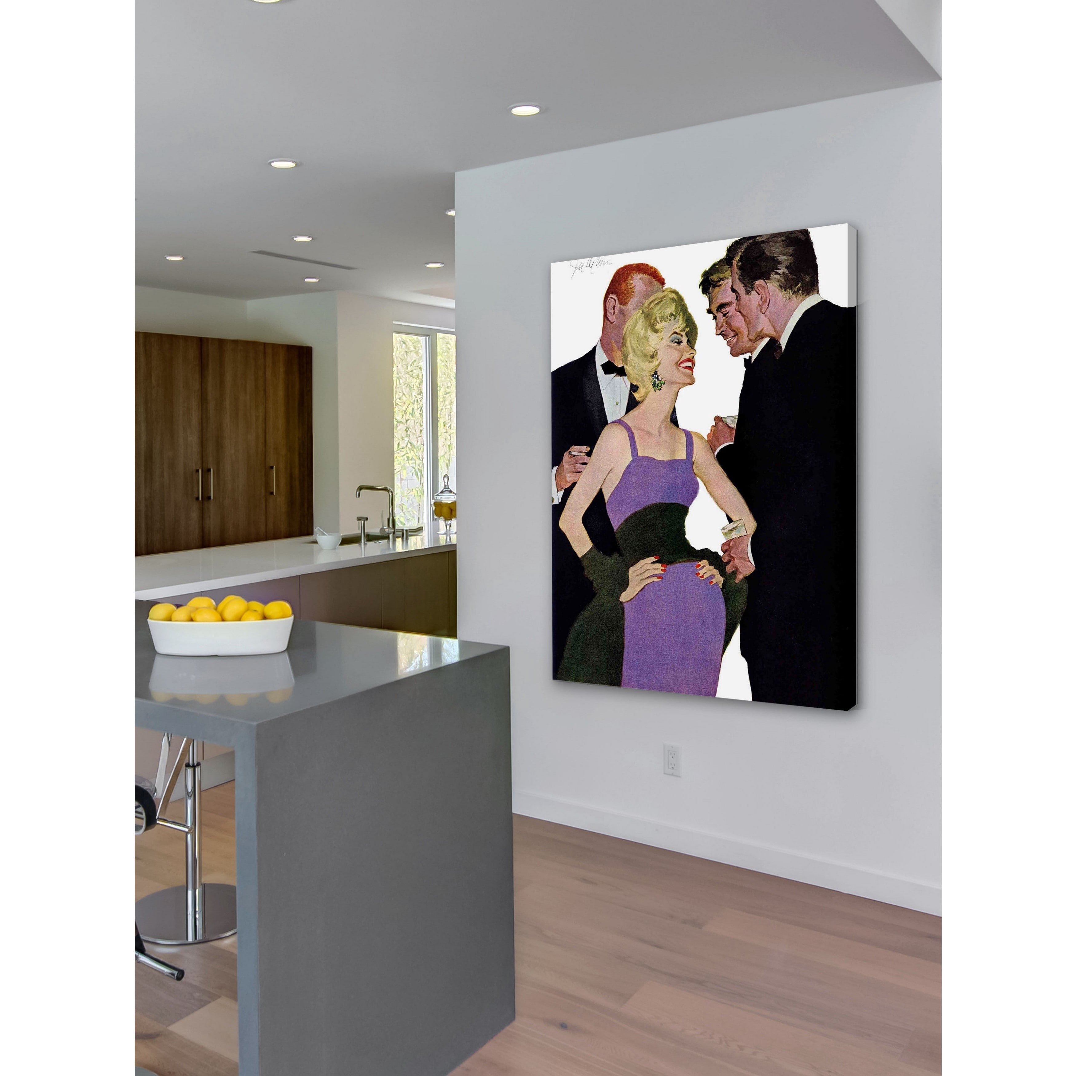 Marmont Hill "The Delectable Deceiver" by Joe de Mers Painting Print on Canvas