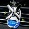 thumbnail image 1 of Neinkie 10ml Wireless Car Essential Oil Diffusers，Portable USB Car Essential Oil Aromatherapy Diffuser Solar Energy，Car Air Fresheners Smart Upgrade Car Diffusers, 1 of 7