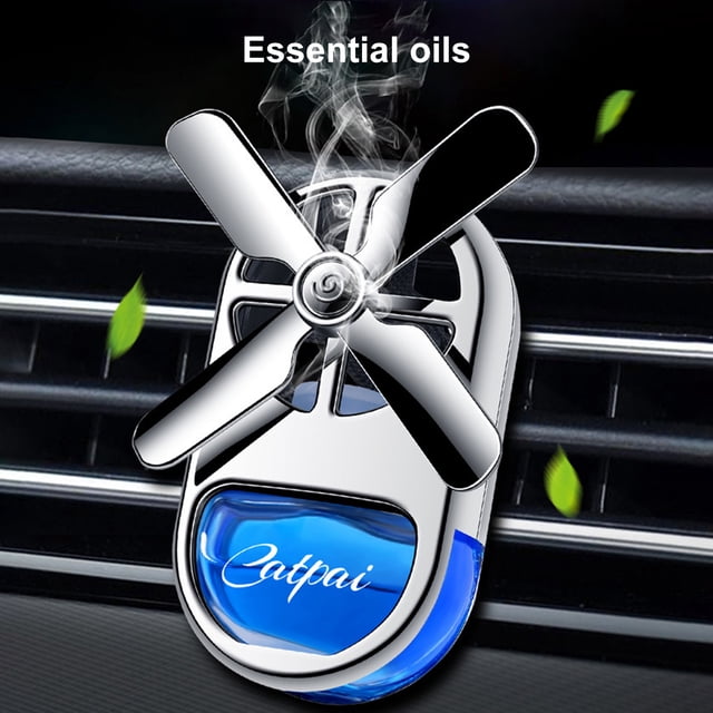 Neinkie 10ml Wireless Car Essential Oil Diffusers,Portable USB Car Essential Oil Aromatherapy Diffuser Solar Energy,Car Air Fresheners Smart Upgrade Car Diffusers