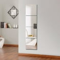 thumbnail image 6 of Kmonabie Peel Stick Acrylic Mirror Wall Stickers, High Definition Shatterproof DIY Decorative Mirror Tiles, 3 Sizes for Bathroom Home Decoration, 6 of 6