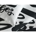 thumbnail image 4 of Ambesonne Chill Quilted Bedspread Set 3 Pcs, Modern Hand Drawn, King Size, Black White, 4 of 5