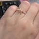 thumbnail image 5 of Anillos para mujer, regalos para mujer, joyería coreana, lazo de cristal, anillo de cristal GD, 5 of 5