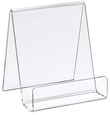 Clear Acrylic Home Office Retail Display Case Cell Phone Holder Stand Easel 5 