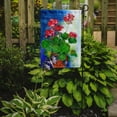 thumbnail image 2 of Carolines Treasures BMBO1118GF Geraniums by Maureen Bonfield Flag Garden Size  Small multicolor, 2 of 3