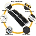 thumbnail image 3 of 6FT Portable Wheelchair Ramp 600LBS Aluminum Folding Anti-Slip Ramp with Reflective Strips for Doorways Steps Scooters and Walkers, 3 of 6
