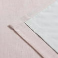 thumbnail image 7 of Soft Pink Pinch Pleated Full Blackout Curtains Linen Blended Room Darkening Window Panels 84 inch for Living Room Bedroom Thermal Insulated Pinch Pleat Drapes with Hooks 60" Wx84 Lx1, 7 of 7