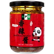NPG Authentic Sichuan Broad Bean Chili Sauce 7 Ounces (200g), Spicy Tingly Hot Chili Noodle Sauce with Broad Bean Paste/Doubangjiang, Ready to Eat for Topping, Sauce, Condiment