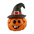 thumbnail image 2 of Fiudx Figura de Resina de Halloween, Diseño de Mini Calabaza Fantasma, Material Duradero, Exquisita Decoración de Regalo, para Jardín, Patio, Escritorio, Decoración para Fiestas Navideñas, Uso Exteri, 2 of 6
