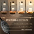thumbnail image 5 of KLL Candle Warmer Lamp with Timer: Home Decor House Warming Gifts for New Home - Birthday Gifts for Women Mothers Day Birthday - Wax Melt Warmer for Jar Candles with 2 Bulbs, 5 of 7