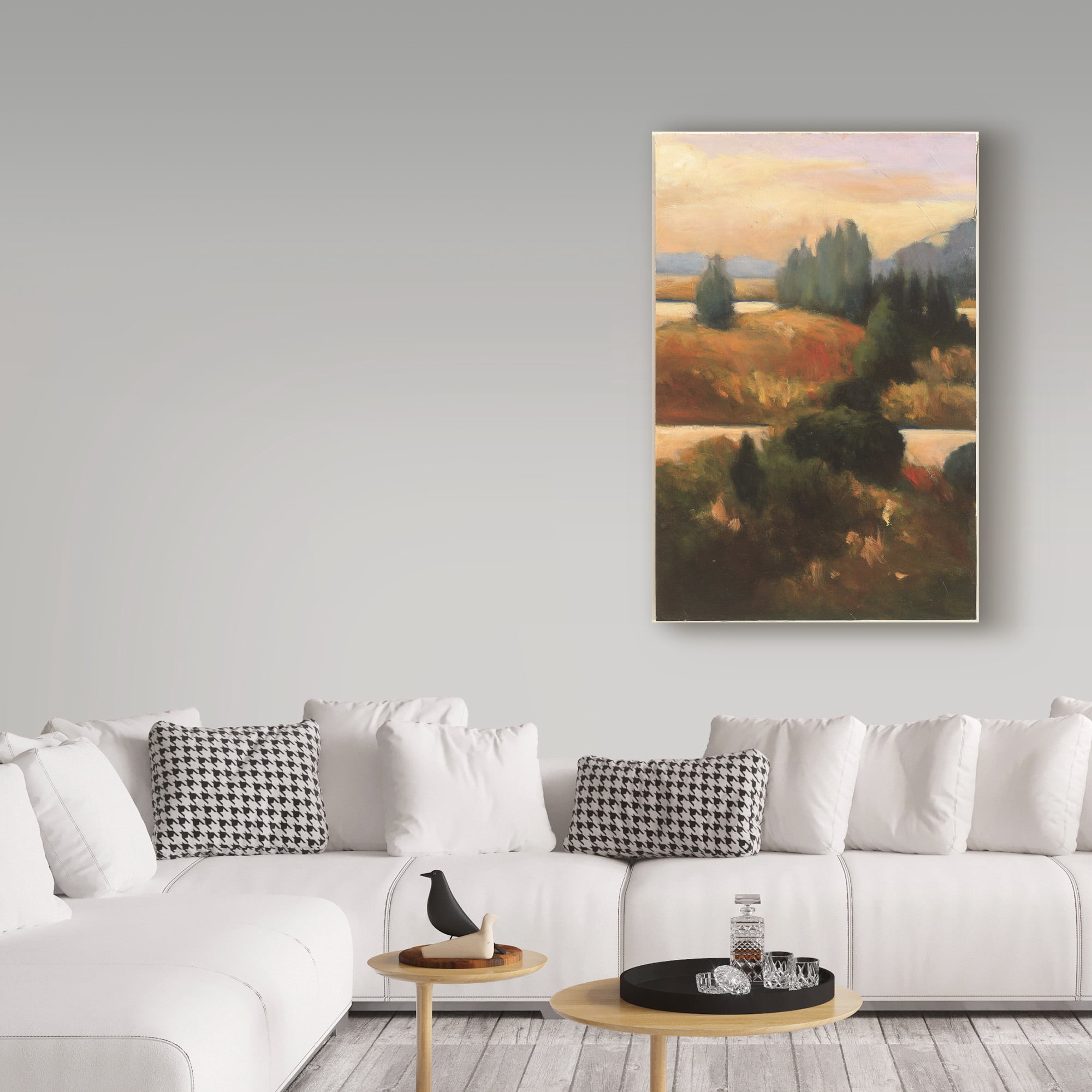 Trademark Fine Art 'Around the Bend Sunset' Canvas Art by Julia Purinton