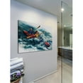 thumbnail image 5 of "Raging Rapids" Painting Print on Wrapped Canvas, 5 of 7