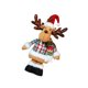 thumbnail image 4 of Figuras navideñas de pie, muñecas, decoración navideña, patas estirables, creativas y decorativas. Alce, 4 of 9