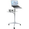 thumbnail image 3 of Premium Rolling Laptop Desk Height Adjustable Mobile Workstation Mobile Desk, 3 of 12