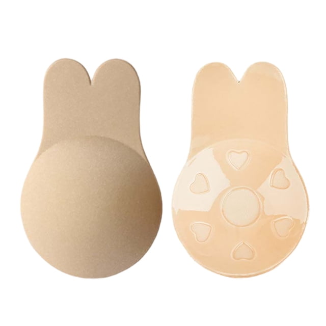 FhsagQ Bra Bras for Women with Robe Crotchless Sticky Bra Bra 2 Pairs Push up Strapless Backless Bra for Women Silicone Bras Red Bras for Women Crotchless Beige L