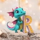 thumbnail image 4 of Christmas Acrylic 26 Letter Dinosaur Pendant Letter Dinosaur Party Decoration Pendant, 4 of 4