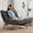 Light Gray, variant on EHANCIS Oversized Cloud Lounge Chair for Adults, Big Comfy Reading Chair with Solid Wood Frame, 41" Extra Wide Accent Chair for Bedroom Dorm, Washable Corduroy Cushion Turns into Bed,Gray