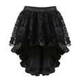 thumbnail image 4 of Women Sexy Lace Floral Corset Dress Victoria Vintage Corset Top Waist Cincher Bustier Gothic Asymmetrical Skirt Set Xs-6xl, 4 of 5
