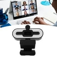 thumbnail image 1 of Web Camera, 3D Denoising Computer Camera Built In Microphone Plug And Play With Lens Cover For Conference, 1 of 8