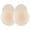 Crème, variant on Reusable 100% Silicone Breast Stick-on Adhesive Nipple Cover Pasties with Lift Tab