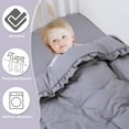 thumbnail image 6 of JISEN Classic Collection 3-Piece Crib Bedding Set, Gray, 6 of 9