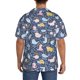 thumbnail image 3 of Balery Cute Baby Animals Camisa Casual de Manga Corta con Botones para Hombre, Texturizada, Estilo Cubano, para Playa, Verano-3X-Large, 3 of 5