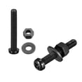 thumbnail image 5 of Uxcell Nylon Screw Nut Washer Assortment Kit Black M4x25mm, 5 of 5