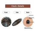 thumbnail image 7 of Spiral Metal Wall Clock Unique Home Decor 10-Inch Silent Wooden Wall Clock, Battery Operated (AA Batteries Not Included), Artistic Home Decor, 7 of 7