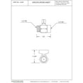 thumbnail image 5 of Westbrass R309-62 1/2 in. Volume Control Valve for Shower Arm, Matte Black, 5 of 5