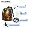 thumbnail image 6 of Geaub moonlit hairless cat monk durable canvas backpack: stylish, lightweight, and spacious with adjustable straps, 6 of 7