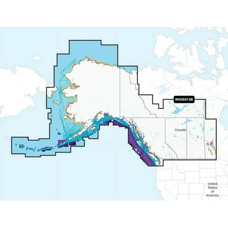 Garmin Navionics Vision+ NVUS013R Canada, West Alaska [010-C1485-00]