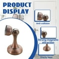 thumbnail image 3 of ZHZFKQ Door Stoppers Bottom Magnetic Core Stop Matching Screws Decorative brown, 3 of 7