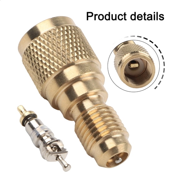 5/16 To 1/4 Adapter Hvac Charging Adapter For Hvac Maintenance 1/2"-20 Unf Female For Import Mini Split Systems