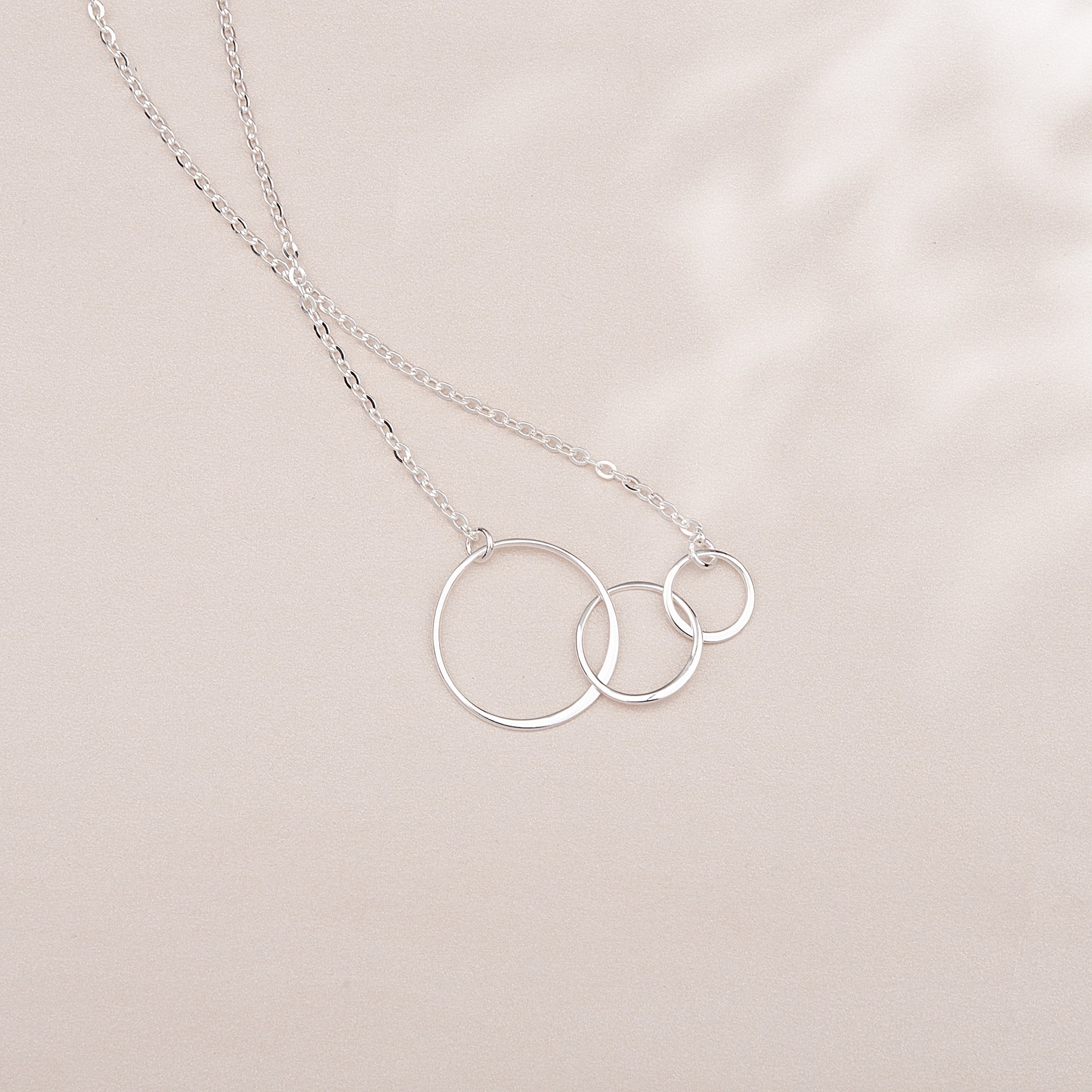 Anavia Mother and Child Necklace for Mothers Day Gift, 925 Sterling Silver Endless Love Between Mother-Child Necklace -[Custom Name]