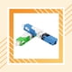 thumbnail image 4 of Methold 100 piezas 250-SC modo único fibra óptica conector rápido Internet Cable repuestos conectores adaptador electrónico Teléfono y Comunicación UPC, 4 of 6