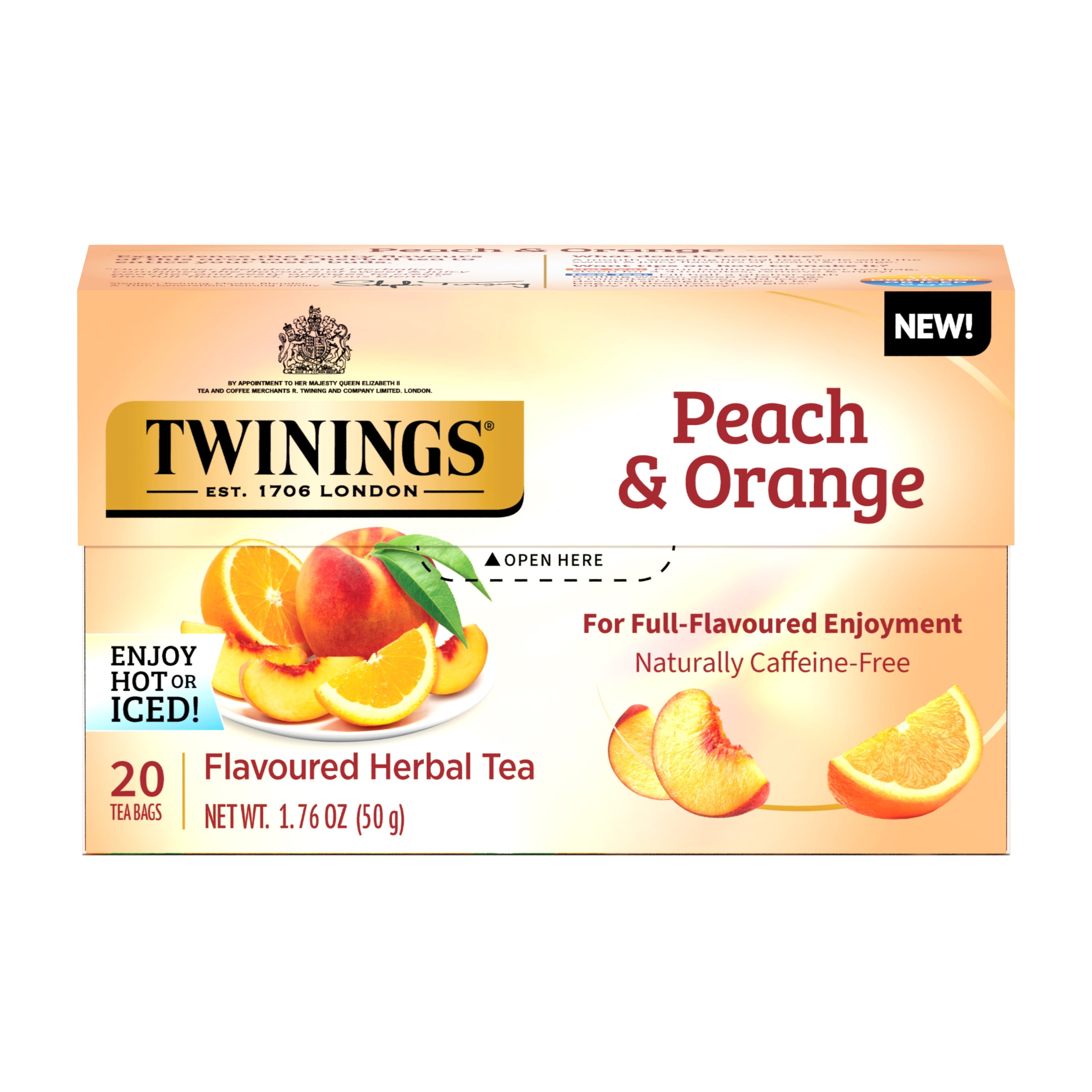 Tetley USA, Orange Peach Herbal