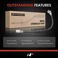 thumbnail image 6 of A-Premium Rear Center Brake Hydraulic Hose Compatible with Select Ford Models - F-450 Super Duty 1999-2004, F-550 Super Duty 1999-2003, F53 1999-2001 - Replace# 2C342282NA, 6 of 8