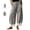 Black, variant on Clossjun Womens Lace Gingham Barrel Pants Wide-Leg Regular Length Athletic Pant Elastic Drawstring Waist Lounge Trousers with Pockets 2XL