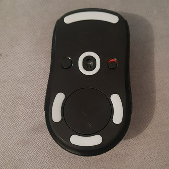 LULULION 2 Sets Universal Mouse Skates with White Color for Office Users