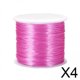 thumbnail image 1 of Hilo Elástico Para Cuentas De 4x0,8mm, Hilo Elástico Para Abalorios, Accesorios De Bricolaje, Color Rosa, 1 of 10