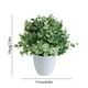 thumbnail image 3 of Planta artificial de eucalipto de 3 puntas en maceta,decoración para el hogar y la oficina,vegetación duradera, 3 of 6