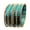 D076 Aqua Blue, variant on Sunsoul by Touchstone "Colorful Collection" Indian Bollywood Alloy Single Line Clear Rhinestone And Textured Aqua Blue Color Bangle Bracelets Set of 18 In Antique Gold Tone For Women.